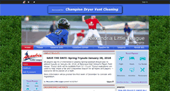 Desktop Screenshot of alexandriabaseball.com