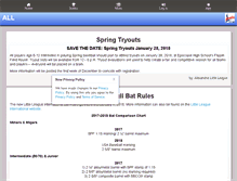 Tablet Screenshot of alexandriabaseball.com